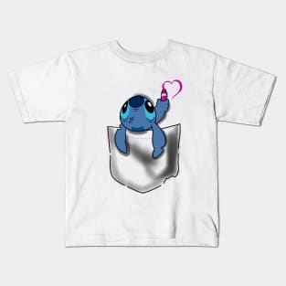 Cute pocket Stitch Kids T-Shirt